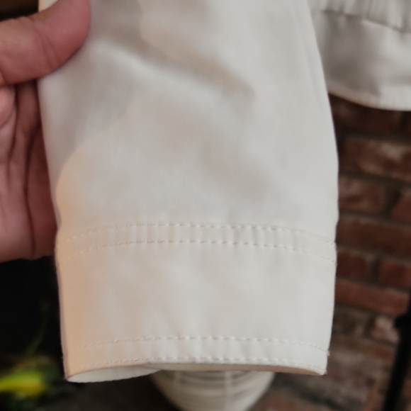 Izzat Baba White Zip-Up Moto Style Jacket - Picture 4 of 14